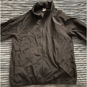 Pink brand -  Black windbreaker. Size Large with zip in hood.